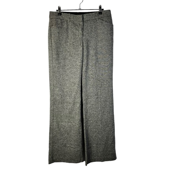 Express Editor Heather Gray Wide Leg Dress Pants 4 - Picture 1 of 3